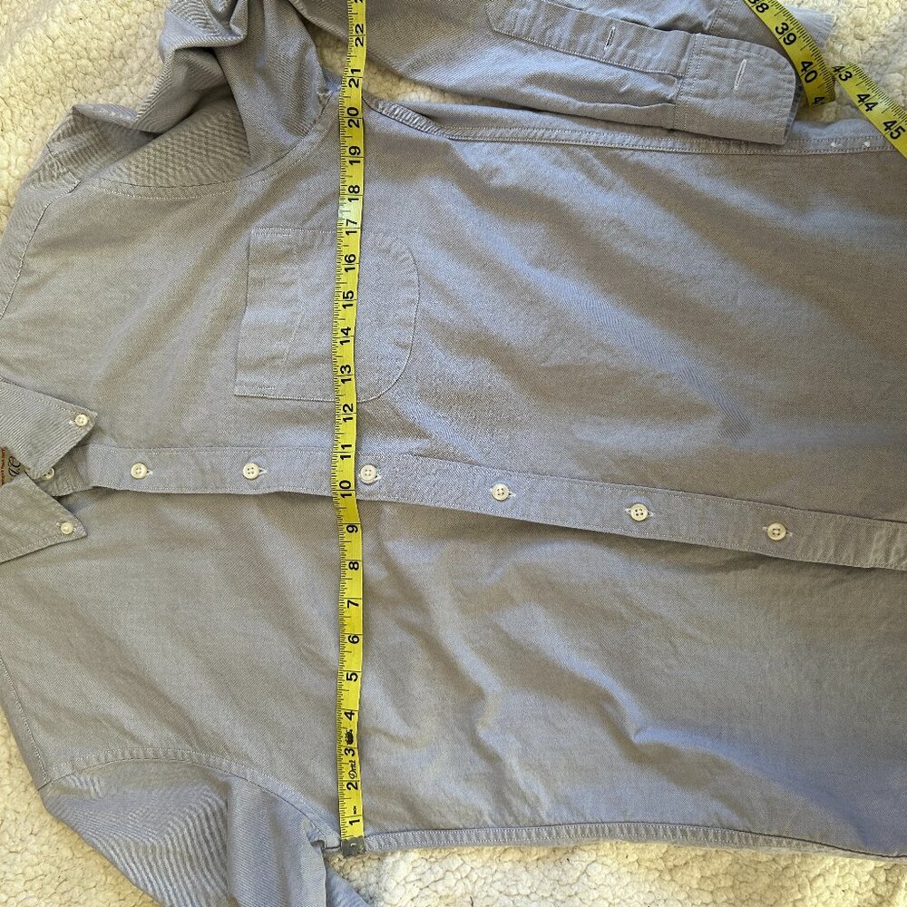 J. Crew Slim Gray Button Down Cotton Shirt - Picture 7 of 8